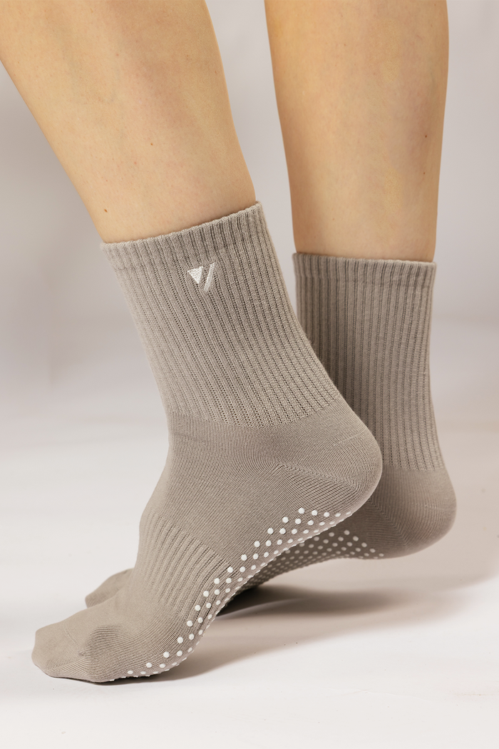 Crew Grip Socks - Grey