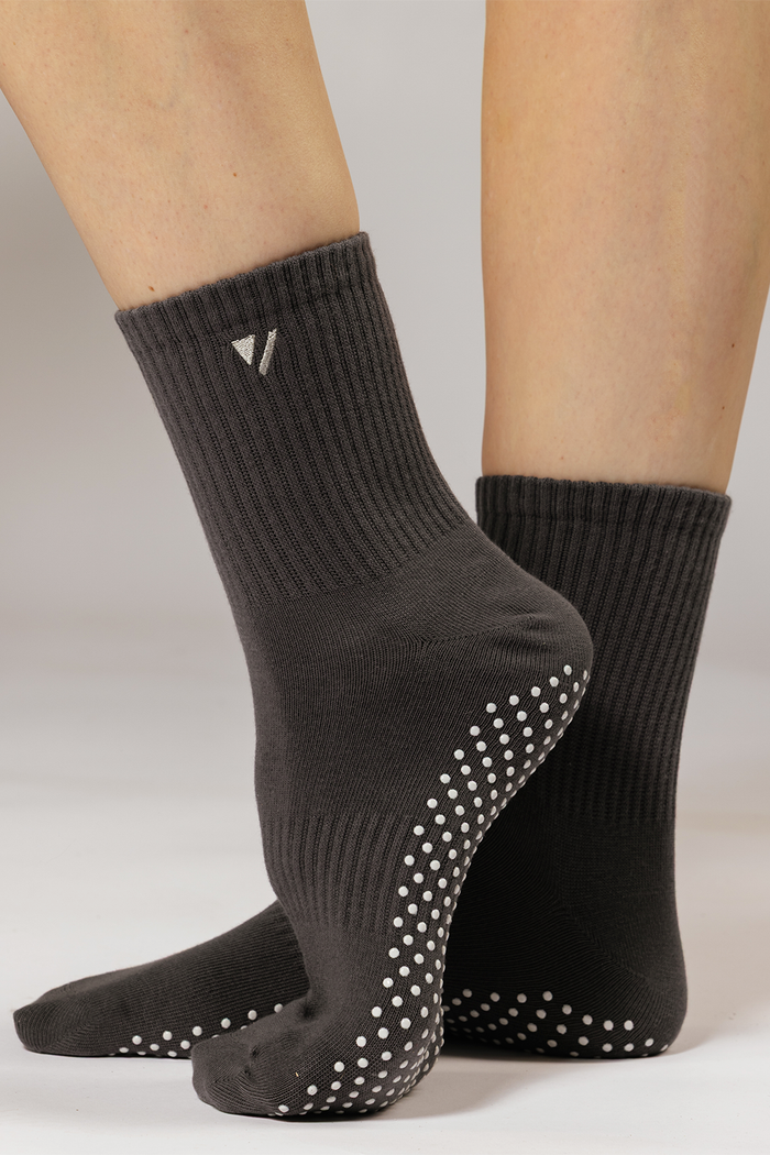 Crew Grip Socks - Charcoal