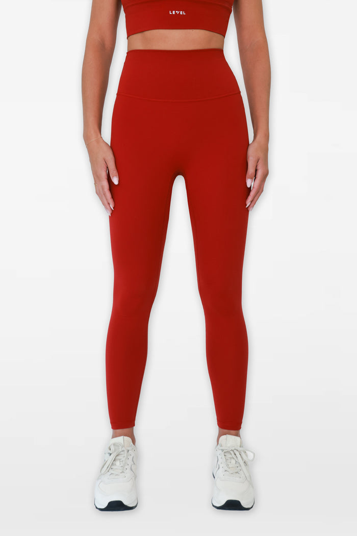 Soft & Sculpt Leggings - Crimson