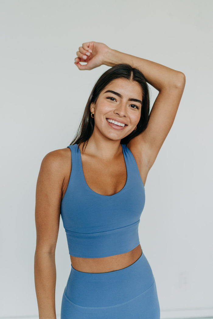 Courtside Bra - Slate